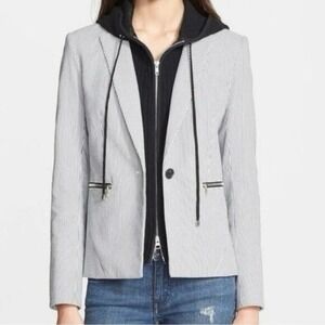 Veronica Beard Women's Size 0 Pinstripe Dickey Blazer ONLY Preppy Quiet Luxury